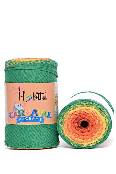 HOBİTU YARNS - HOBİTU CARNAVAL MACRAME 8008