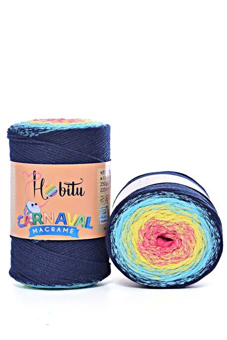 HOBİTU YARNS - HOBİTU CARNAVAL MACRAME 8018