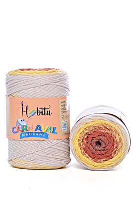 HOBİTU YARNS - HOBİTU CARNAVAL MACRAME 8025