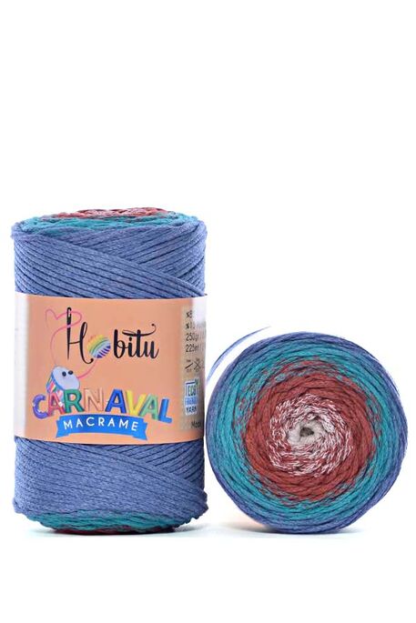 HOBİTU YARNS - HOBİTU CARNAVAL MACRAME 8027