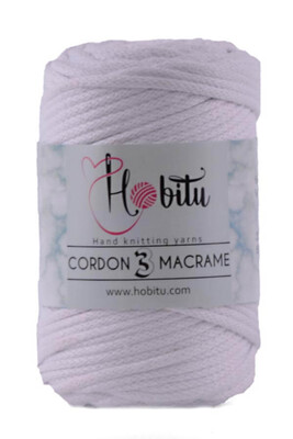 HOBİTU YARNS - HOBİTU CORDON 3 MACRAME 151 Beyaz