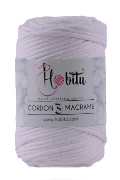 HOBİTU YARNS - HOBİTU CORDON 3 MACRAME 151 Beyaz