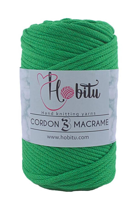 HOBİTU YARNS - HOBİTU CORDON 3 MACRAME 159 Yeşil