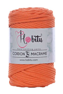 HOBİTU YARNS - HOBİTU CORDON 3 MACRAME 170 Turuncu