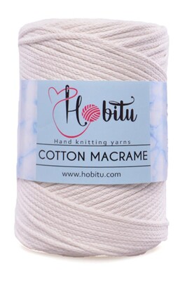 HOBİTU YARNS - HOBİTU COTTON MACRAME 152 Krem