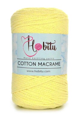 HOBİTU COTTON MACRAME 154 Sarı - Thumbnail