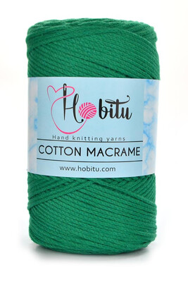 HOBİTU COTTON MACRAME 159 Zümrüt - Thumbnail