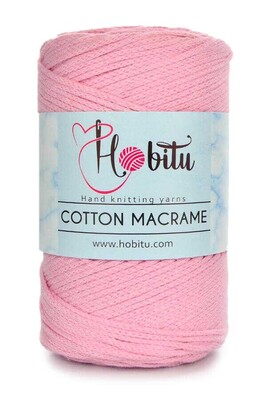 HOBİTU COTTON MACRAME 162 Toz Pembe - Thumbnail