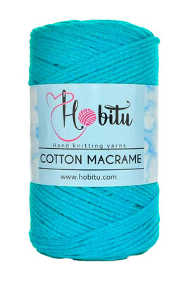 HOBİTU YARNS - HOBİTU COTTON MACRAME 163 Turkuaz