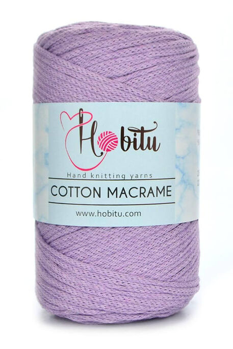 HOBİTU YARNS - HOBİTU COTTON MACRAME 165 Eflatun