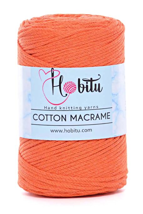 HOBİTU YARNS - HOBİTU COTTON MACRAME 170 Turuncu