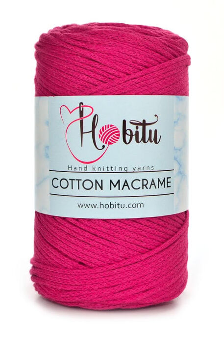 HOBİTU YARNS - HOBİTU COTTON MACRAME 171 Fuşya