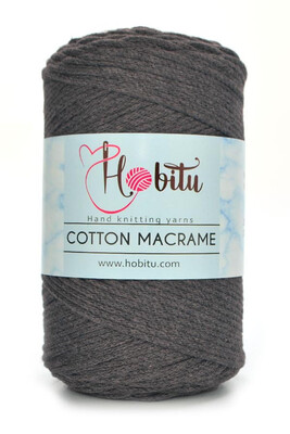 HOBİTU COTTON MACRAME 174 Gri - Thumbnail