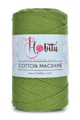 HOBİTU COTTON MACRAME 187 Kına Yeşili - Thumbnail