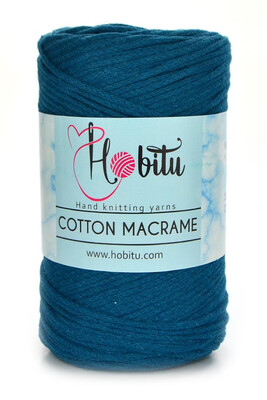 HOBİTU YARNS - HOBİTU COTTON MACRAME 189 Petrol