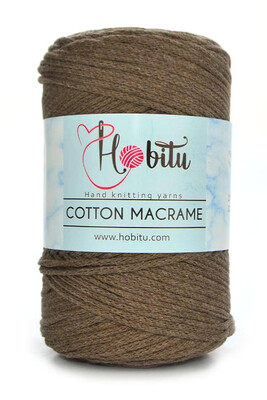 HOBİTU YARNS - HOBİTU COTTON MACRAME 191 Kakao