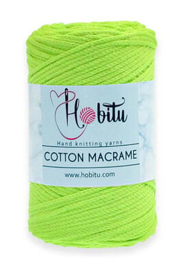 HOBİTU COTTON MACRAME 201 Neon Sarı - Thumbnail