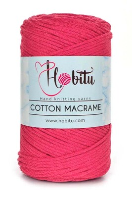 HOBİTU COTTON MACRAME 203 Neon Pembe - Thumbnail