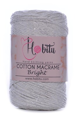 HOBİTU YARNS - HOBİTU COTTON MACRAME BRİGHT 125 Krem-G