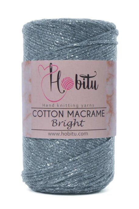 HOBİTU YARNS - HOBİTU COTTON MACRAME BRİGHT 130 Havacı Mavi