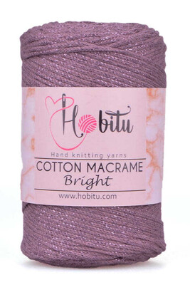 HOBİTU YARNS - HOBİTU COTTON MACRAME BRİGHT 143 Gül Kurusu