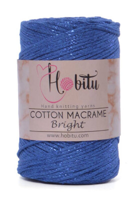 HOBİTU COTTON MACRAME BRİGHT 172 Saks Mavi - Thumbnail