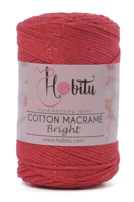 HOBİTU COTTON MACRAME BRİGHT 173 Kırmızı - Thumbnail