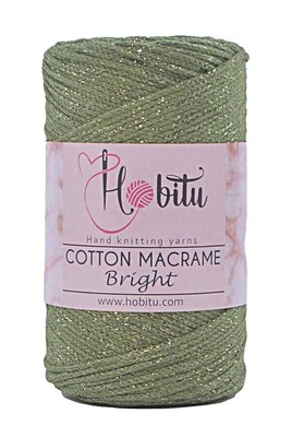 HOBİTU YARNS - HOBİTU COTTON MACRAME BRİGHT 141 Yeşil