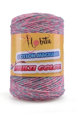 HOBİTU COTTON MACRAME MULTI COLOR 07 - Thumbnail