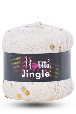 HOBİTU YARNS - HOBİTU JİNGLE 152 Krem-Altın