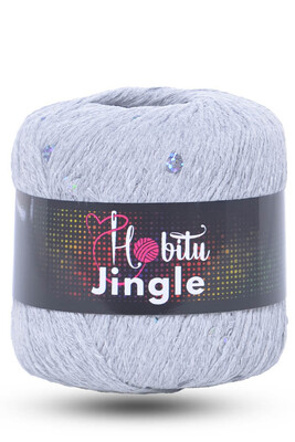 HOBİTU YARNS - HOBİTU JİNGLE 156 Gri-Gümüş