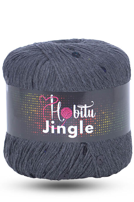 Hobitu Yarn - HOBİTU JİNGLE 158 Füme-Siyah