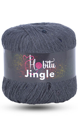HOBİTU YARNS - HOBİTU JİNGLE 158 Füme-Siyah