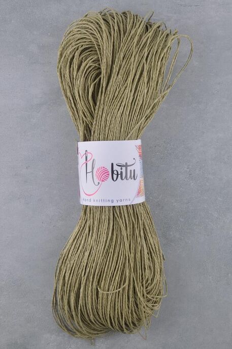HOBİTU YARNS - HOBİTU KAĞIT İP 325 - 375 GR 881 Küf Yeşili