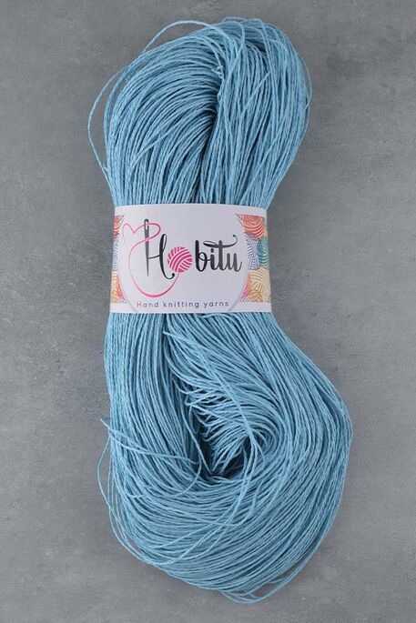 HOBİTU YARNS - HOBİTU KAĞIT İP 500-600 GR 222 Gökyüzü