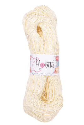 HOBİTU YARNS - HOBİTU KAĞIT İP 500-600 GR 256 Krem