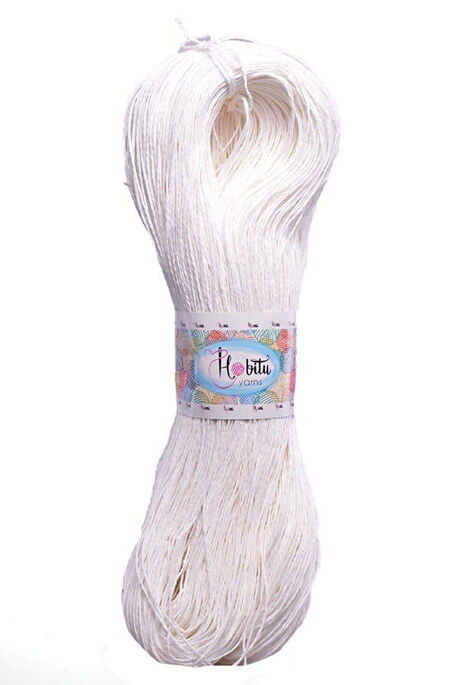 HOBİTU YARNS - HOBİTU KAĞIT İP 500-600 GR 300 Ekru