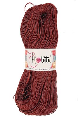 HOBİTU YARNS - HOBİTU KAĞIT İP 500-600 GR 999 Bordo