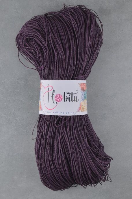 HOBİTU YARNS - HOBİTU KAĞIT İP 500-600 GR 060 Mürdüm