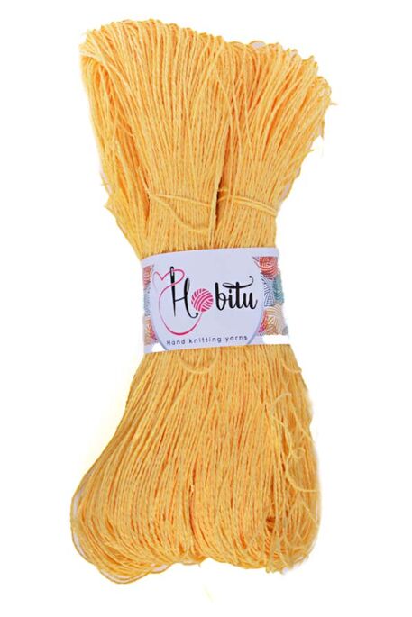 HOBİTU YARNS - HOBİTU KAĞIT İP 500-600 GR 215 Sarı