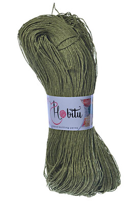 HOBİTU YARNS - HOBİTU KAĞIT İP 500-600 GR 268 Haki