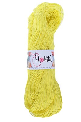 HOBİTU YARNS - HOBİTU KAĞIT İP 500-600 GR 58 Neon Sarı