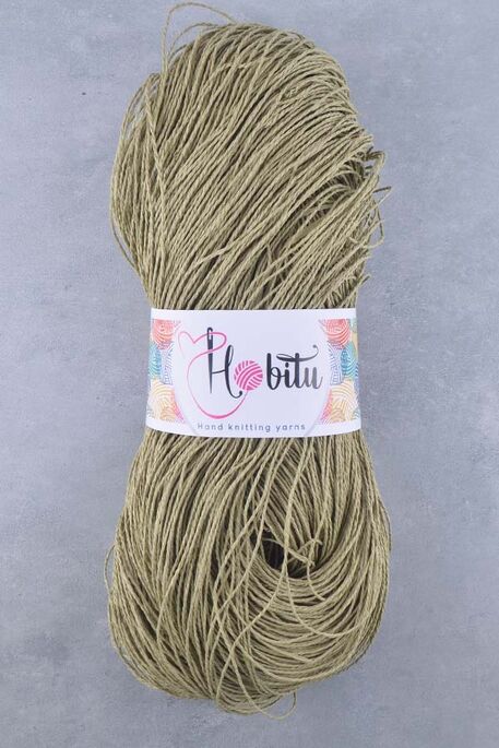 HOBİTU YARNS - HOBİTU KAĞIT İP 500-600 GR 881 Küf Yeşili