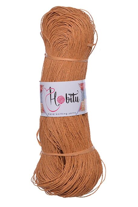 HOBİTU YARNS - HOBİTU KAĞIT İP 500-600 GR 974 Hardal