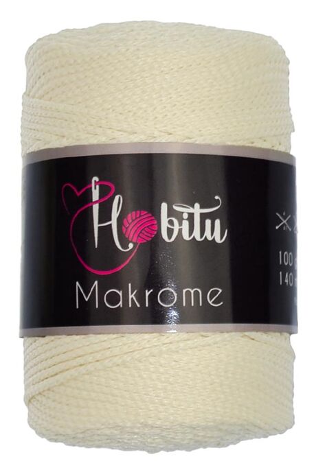 HOBİTU YARNS - HOBİTU MAKROME 016 Kemik