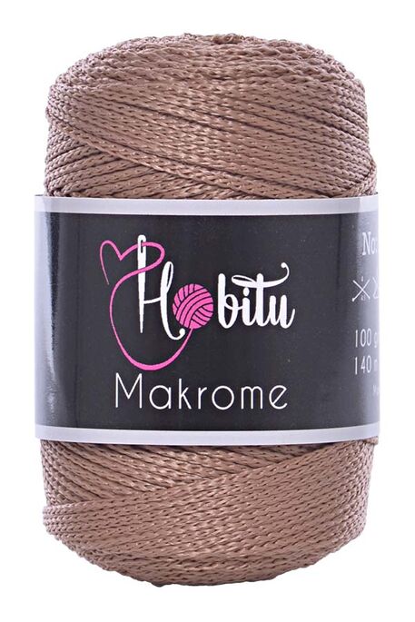 HOBİTU YARNS - HOBİTU MAKROME 038 Karamel