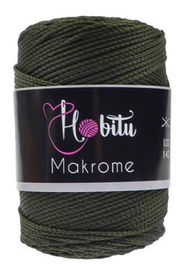 HOBİTU YARNS - HOBİTU MAKROME 195 Haki