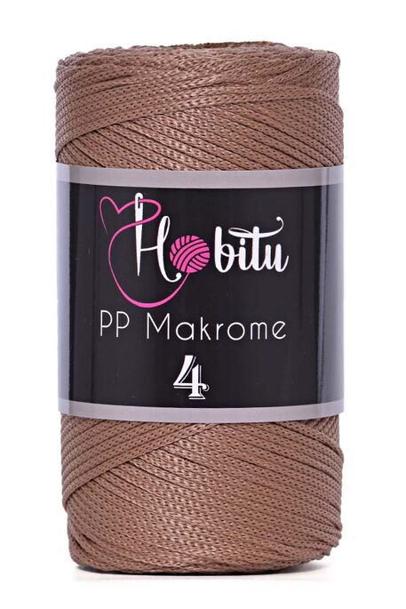 HOBİTU YARNS - HOBİTU MAKROME 200GR NO:4 038 Karamel