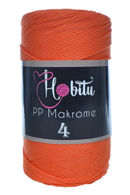 HOBİTU YARNS - HOBİTU MAKROME 200GR NO:4 120 Turuncu