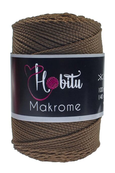 HOBİTU YARNS - HOBİTU MAKROME 208 Kahve